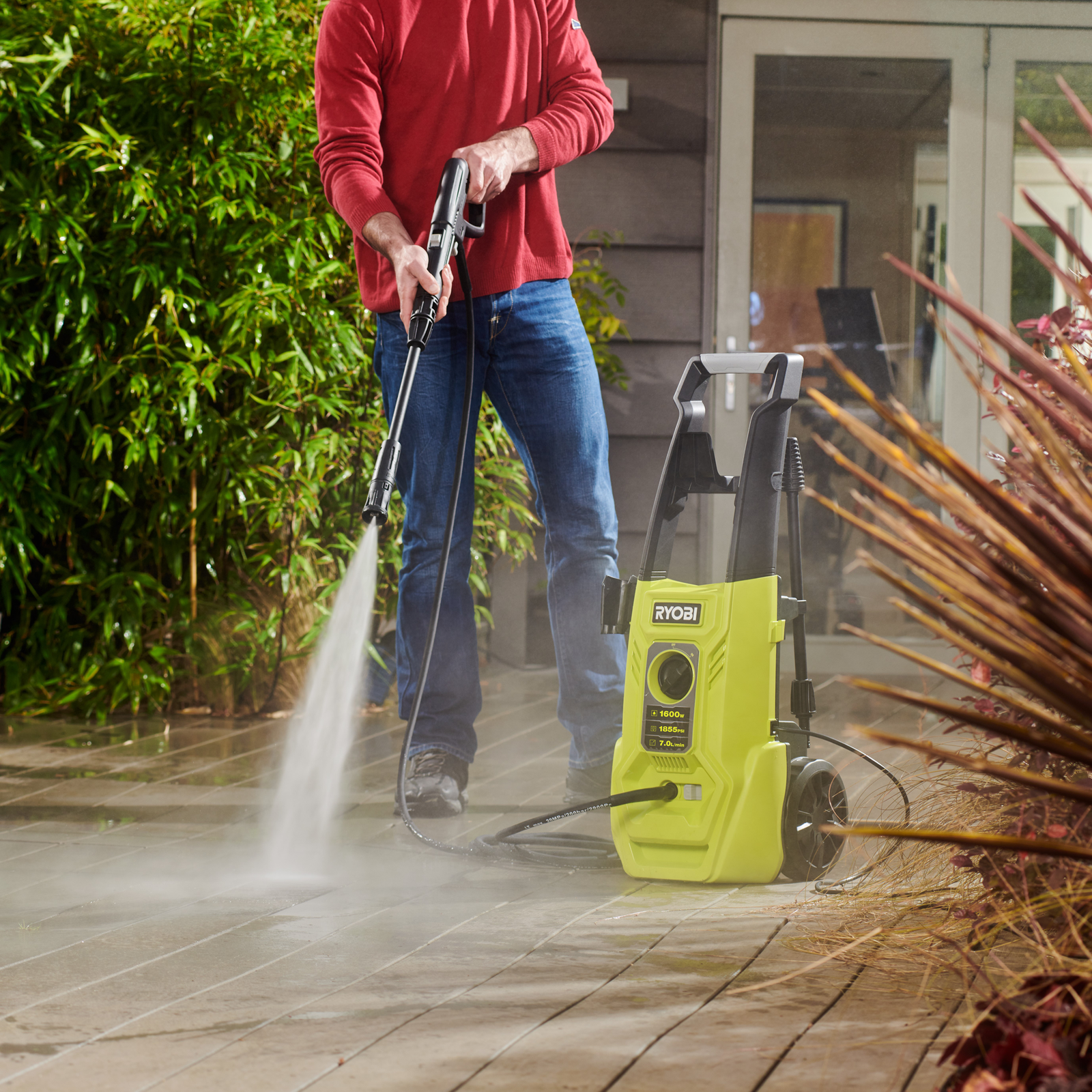 Ryobi 1600W 1885 PSI Pressure Washer Bunnings Australia