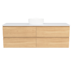 New England Joinery 1500mm Dignate SilkSurface Top Wall Hung Vanity