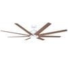 Vencha Titanic RWS Tri-Control  1530mm ABS Blades DC Ceiling Fan- White/Mahogany