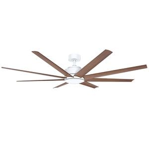 Vencha Titanic RWS Tri-Control  1530mm ABS Blades DC Ceiling Fan- White/Mahogany