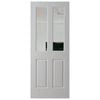 Hume Doors 1980 x 860 x 35mm Oak-G Woodgrain  Interior Door Glazed Clear