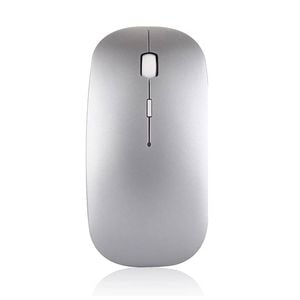 Perth Laptops Optical Wireless Bluetooth Slim Rechargeable Mouse - Silver