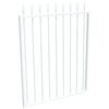 ProtectorAl 975 W x 1200mm H Pearl White Aluminium Spear Top Pool Gate