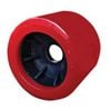 Roxom 4 Inch Smooth Red Wobble Rollers – 25mm Bore