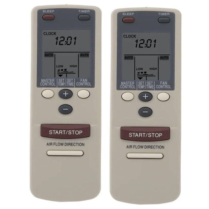TAVICE 2 PACK Replacement Rinnai YKR-L/101E, Akai AK-9000WIFI Air Conditioner Remote Control