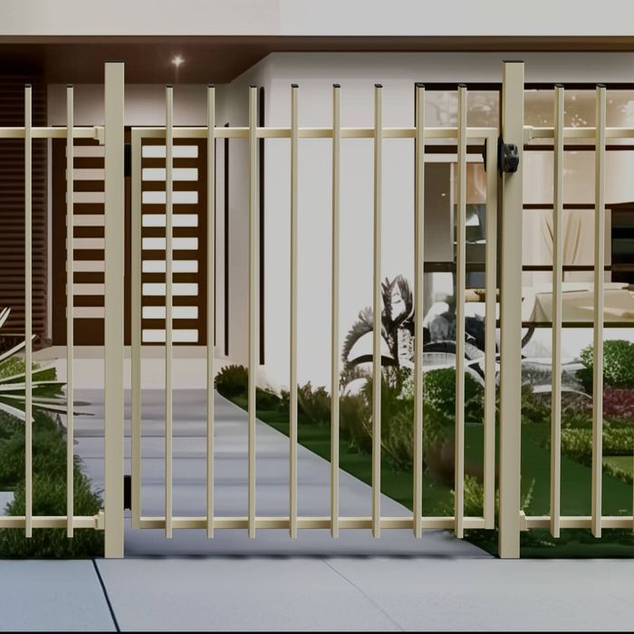ProtectorAl 1201 - 1500 x 1200mm Primrose Aluminium Garden Gate ...