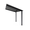 Exterior Life 6.0m Hollywood Monument/Black Pergola