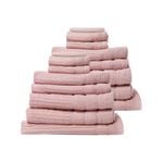 Royal Comfort Eden Towel Set 600GSM Absorbent 16 Piece Blush