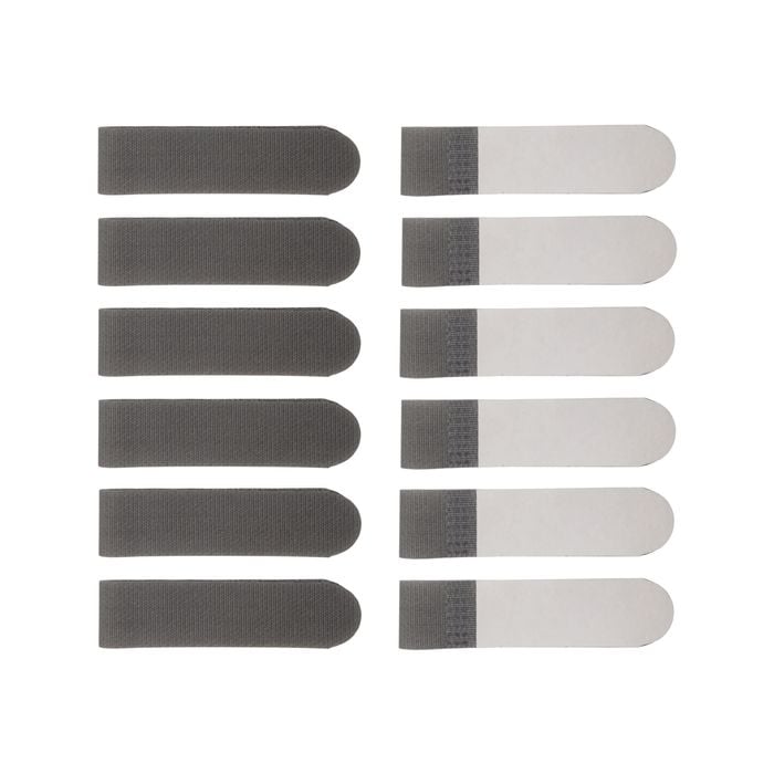 CordTech Stick And Tidy Cable Clams - 12 Pack