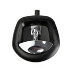 Sunrise T Lock Whale Tail Chrome Handle with Black Housing - TLWTSB