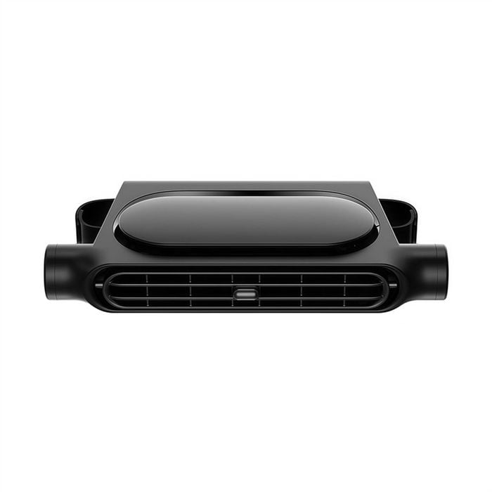 Catzon 3000mAh Car Backseat Fan Rechargeable Battery Portable Vehicle Fans-Black