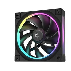 Deepcool Fl12 120mm Unique Argb Fans, Low Noise, 4-pin Pwm, Fluid Dynamic Bearing, Addressable Rgb Led