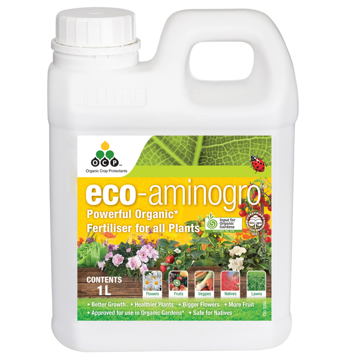 OCP 1L Eco-Aminogro Concentrate Liquid Organic Fertiliser