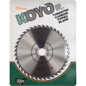 Koyo 216mm 40T 30mm Bore Circular Saw Blade For Timber Cutting