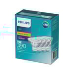Philips MR16 LED 390Lm Warm White 5W Spot - 4 Pack