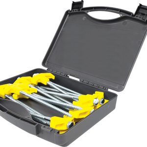 16PC Screw In Tent Peg Set