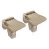 SOGA 2X Beige Stripe Inflatable Car Mattress