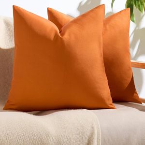 Gioia Casa Outdoor Waterproof Cushion Covers - Orange, 45x45cm