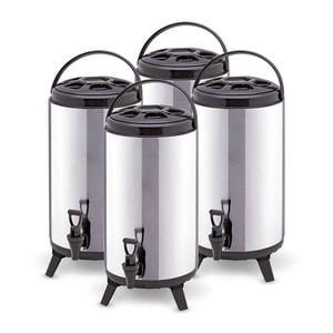 SOGA 4X 12L Portable Insulated Barrel Brew Pot with Dispenser