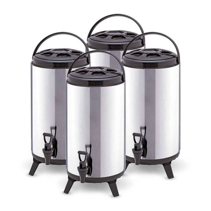 SOGA 4X 12L Portable Insulated Barrel Brew Pot with Dispenser