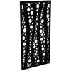 ProtectorAl 300-1200w x 1201-2400h Satin Black/Gloss Black Bubbles Unframed Composite Deco Panel