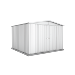 Absco Sheds 3.0 x 2.92 x 2.06m Surfmist Double Door Regent Garden Shed