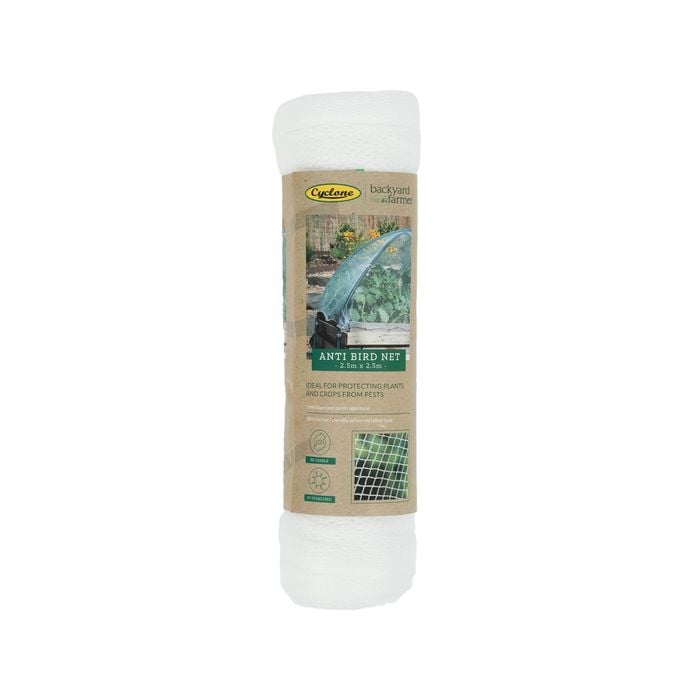 Backyard Farmer 2.5 x 2.5m x 5mm Anti Bird Net