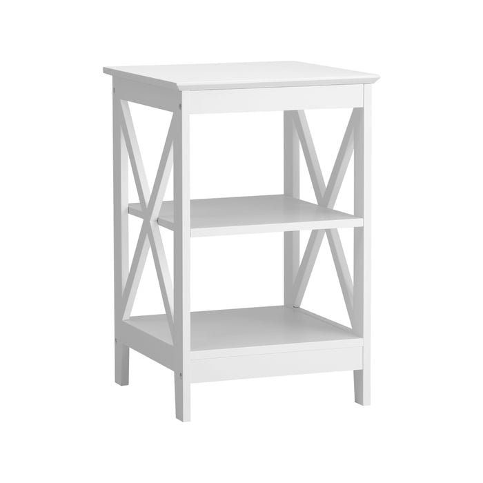 Oikiture Side Table Coffee Bedside Sofa End Tables White