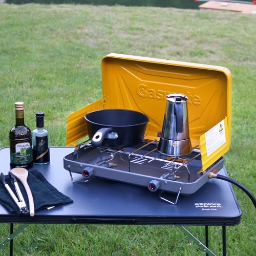 Gasmate 2 Burner Portable Camping Stove