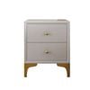 Toby Bedside Table - Bone Ivory