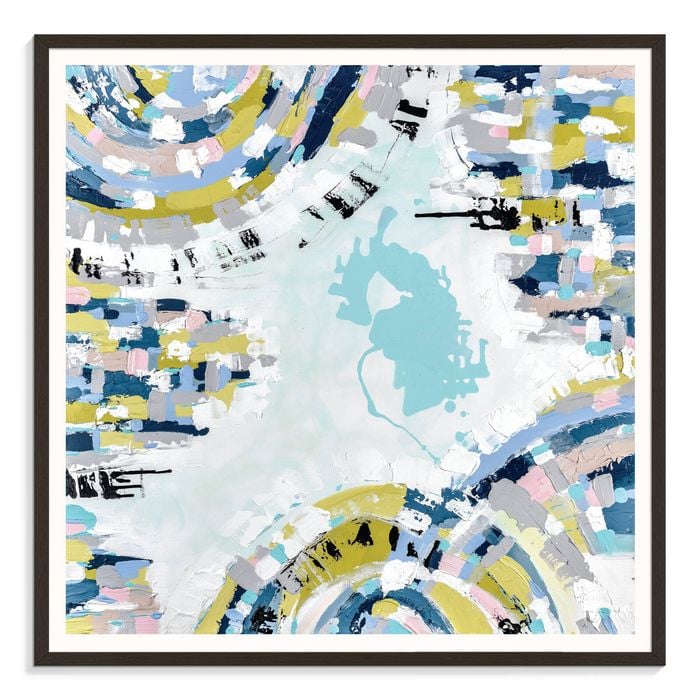 Artist Lane "Brighton Spirit  " by Ani Ipradjian - 102x102cm Black Framed Print