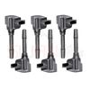 Set of 6 SWAN Ignition Coils for Porsche 911 Carrera 2015-2019 3.0L Twin Turbo 3.4L 3.8L