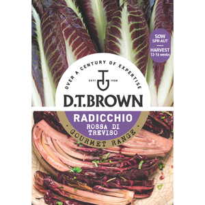 D.T. Brown Gourmet Radicchio Rossa Treviso Seeds