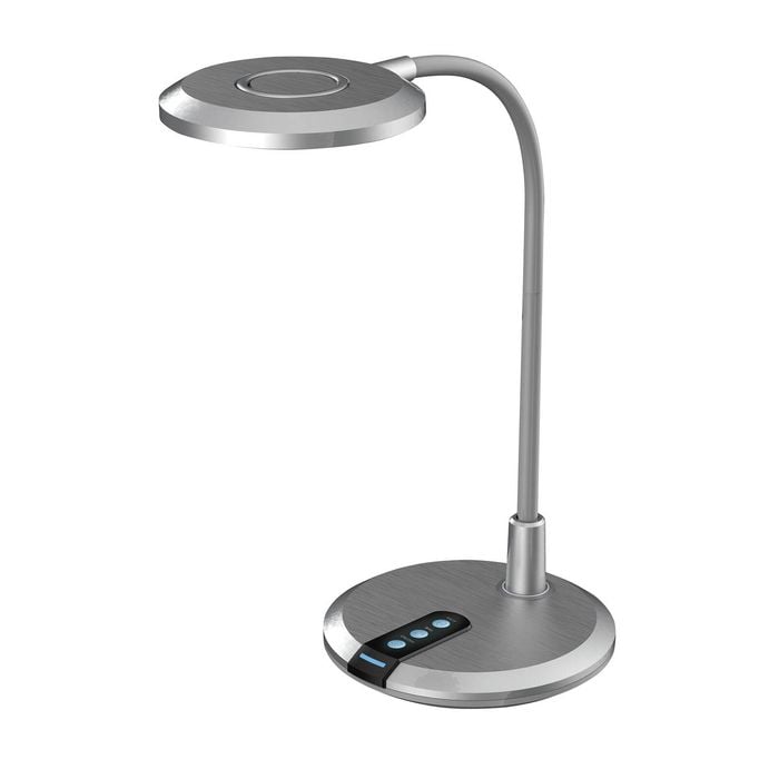 Brad 8w Led Desk Lamp - Silver