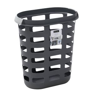 Boxsweden 57 x 38 x 63.5cm Charcoal Skara Laundry Hamper