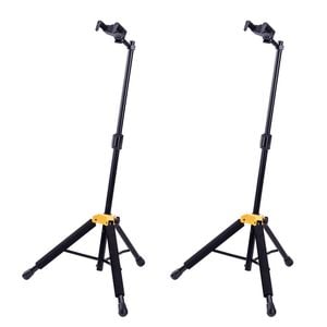2PK Hercules AGS Auto Grab Single Guitar Stand w/ Rest MC6