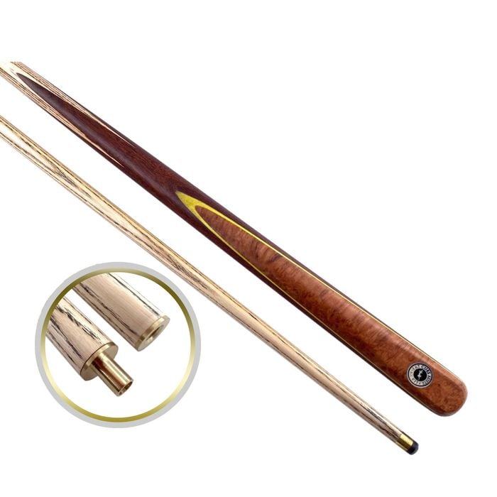 Desert Cue 2 Pieces with jarrah butt with 1 brown mallee burl splice