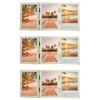 3PK Frankie & Me Hinged 4x6'' Triple Picture Frame Home/Office Photo Decor Oak