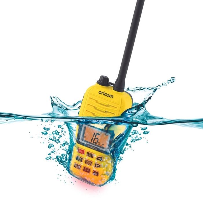 Oricom Mx500 5 Watt Vhf Marine Radio - Yellow