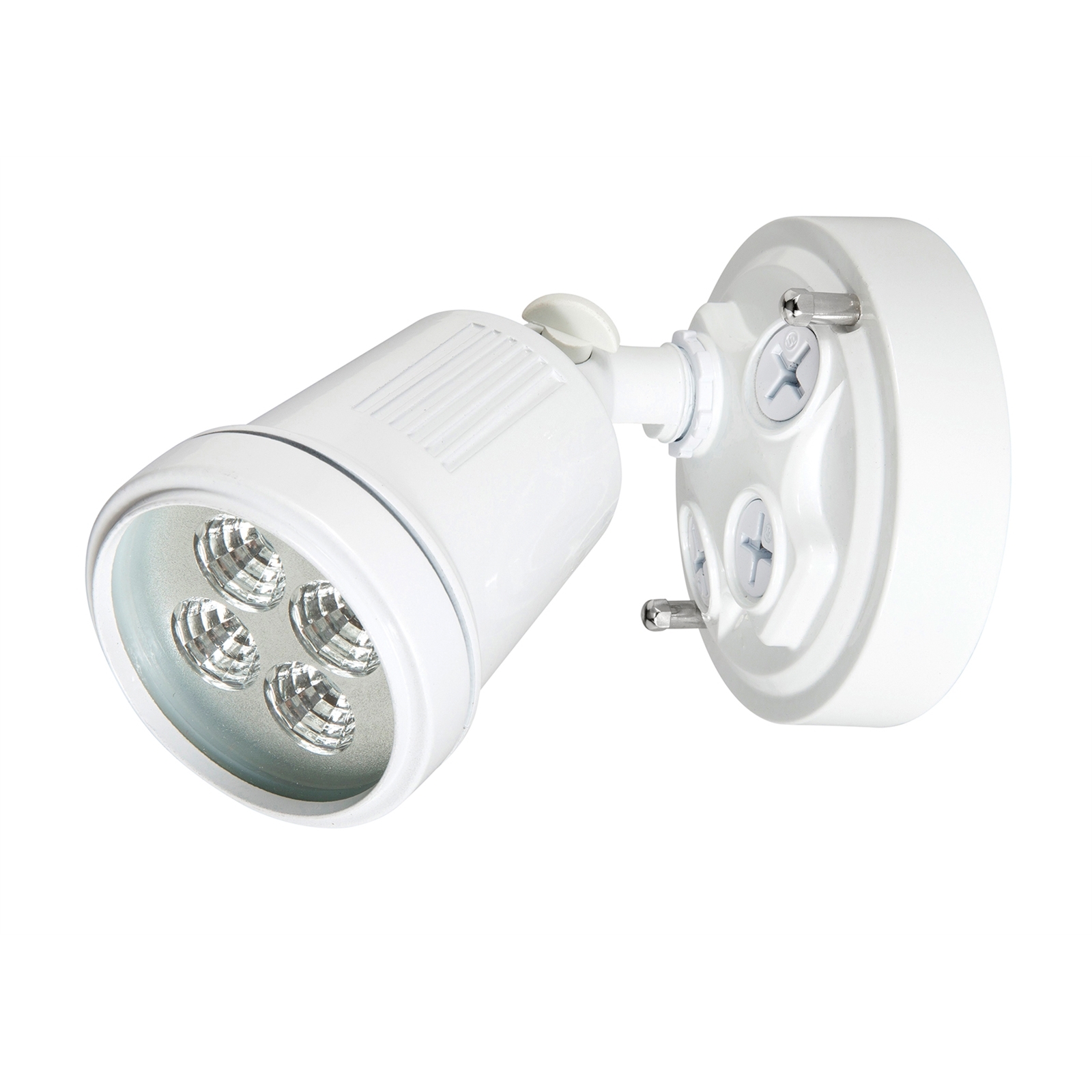 Brilliant 6W LED Avalon White Security Flood Light
