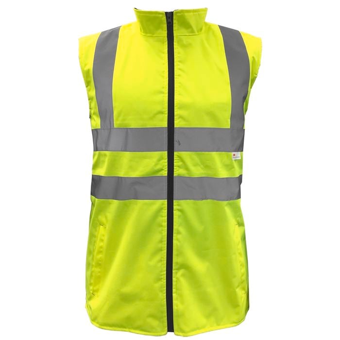 Sealcote Large Yellow Wet Weather Hi-vis Vest