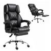 Artiss Ergonomic Office Chair with Headrest Footrest Recliner Computer Gaming Chair Black