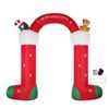 Santaco Christmas Inflatable Teddy Bear Archway Outdoor Decoration