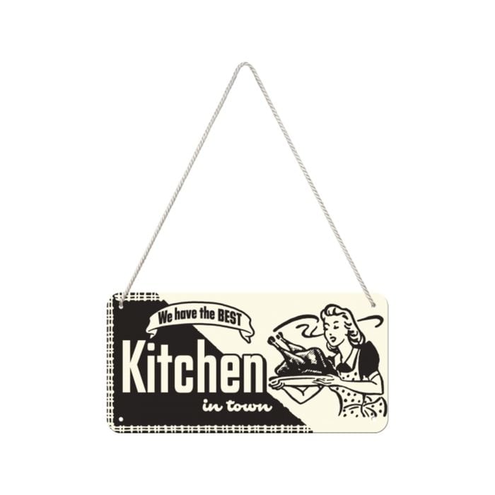 Nostalgic-Art Hanging Sign Kitchen