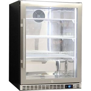 Schmick Stainless Glass Door Bar Fridge (Right Hinged) - SK156R-HD