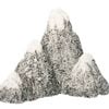 Aqua One Snow Topped Mountains Ornament Large 22x10x16.5cm (37095)