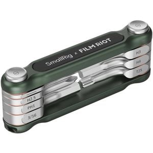 Smallrig X Film Riot 7-in-1 Folding Wrench Set With Multi Angle - Green