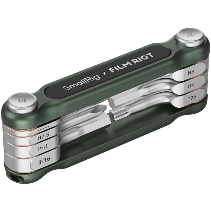 Smallrig X Film Riot 7-in-1 Folding Wrench Set With Multi Angle - Green