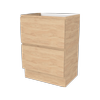 New England Joinery 600mm Majesty Floor Standing Vanity - Cabinet Only