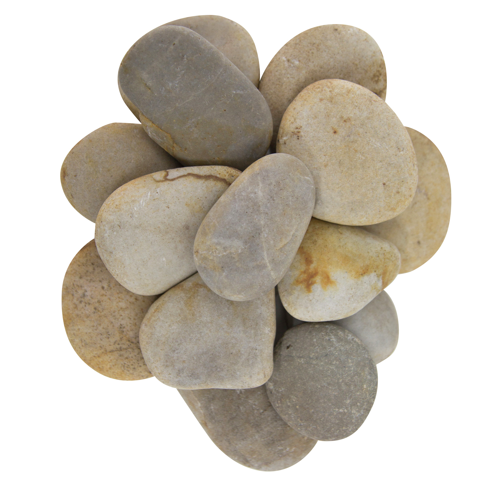 Tuscan Path 1.5kg 30 50mm Natural Stone White Pebbles Bunnings Australia